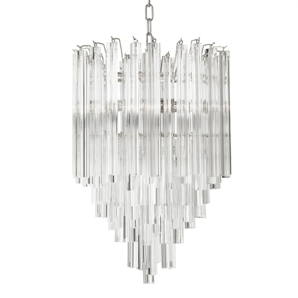 Salerno Modern Chandelier - [Brass/Nickel] - Image 6