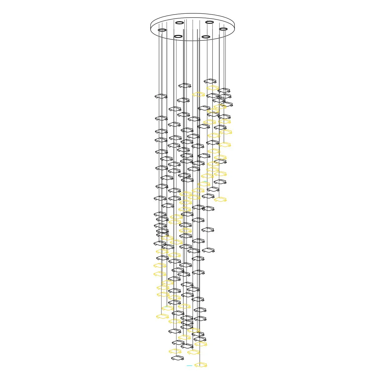Tidal Stair Chandelier - Image 80