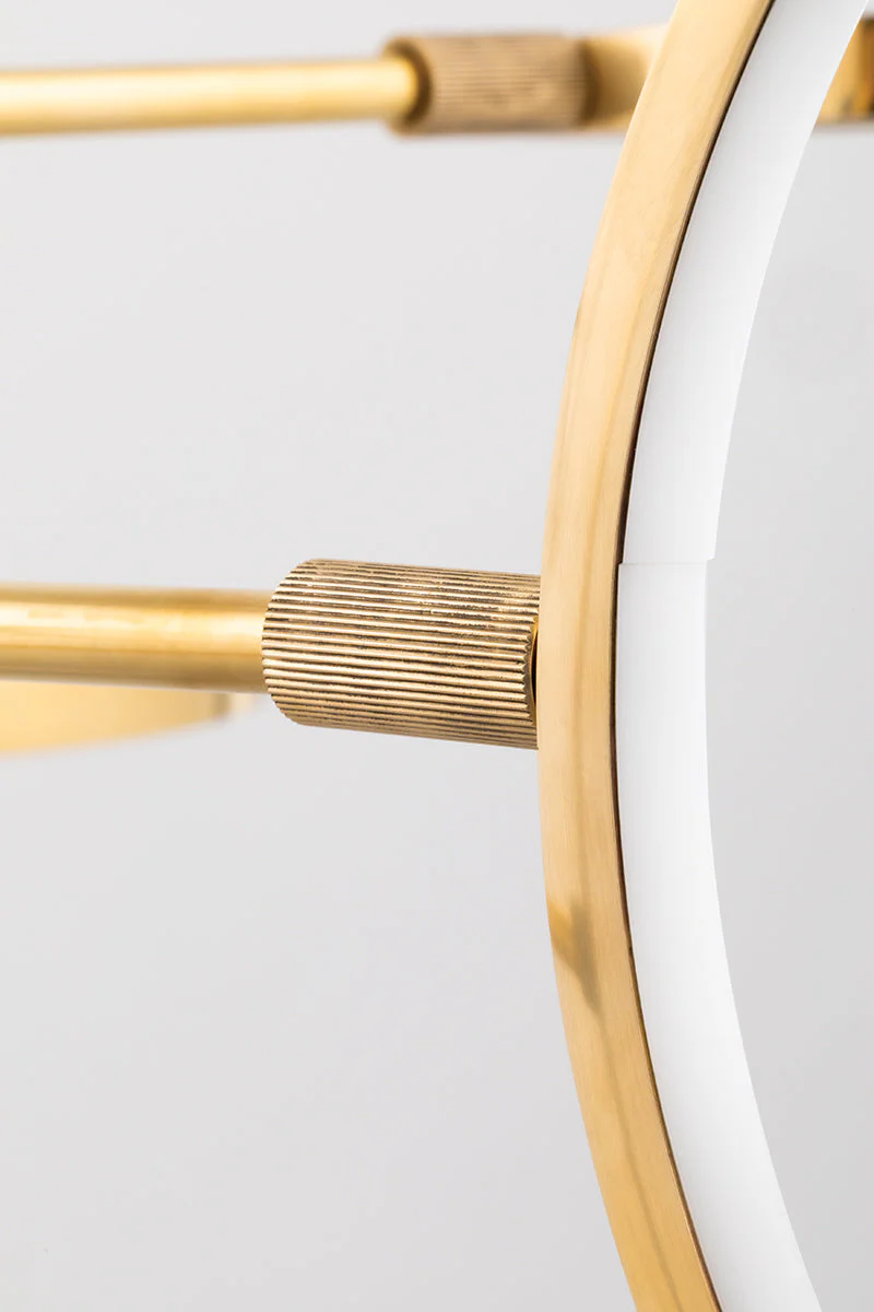 Saturn Modern Brass Chandelier - Image 4