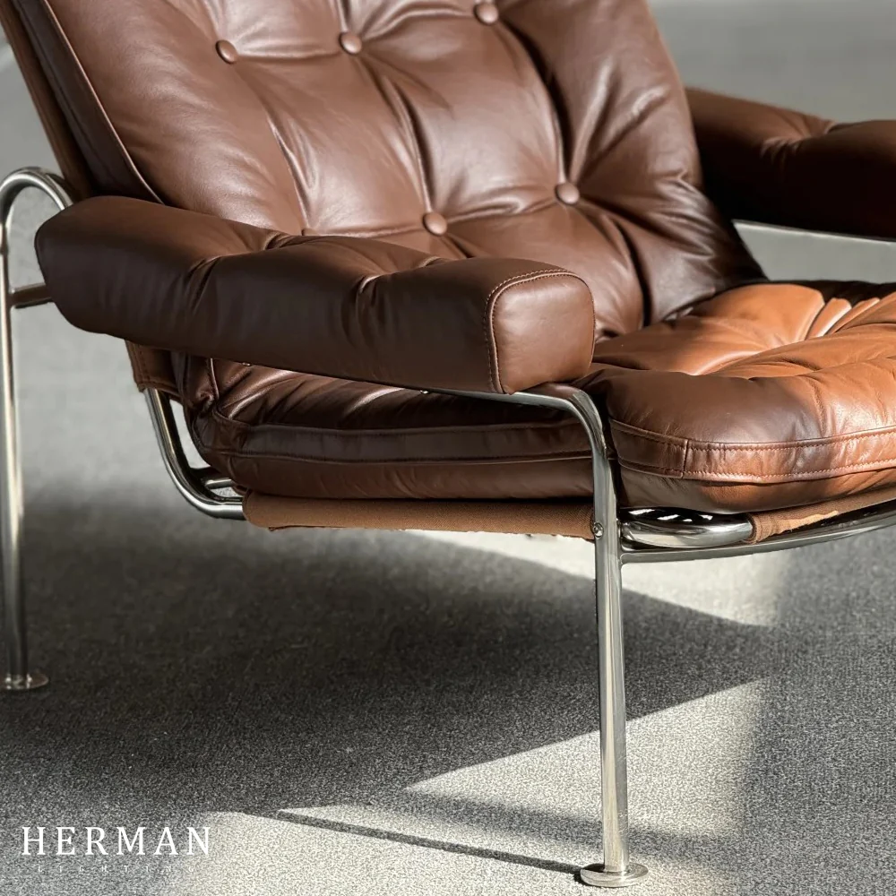 Scandinavian modern easy chairs - Image 6