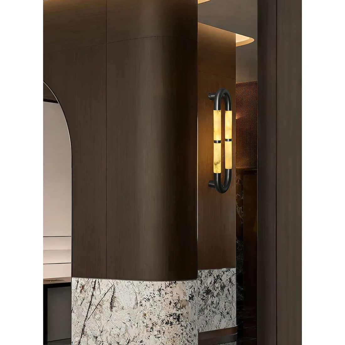 Alabaster Tube Wall Sconce - Image 11