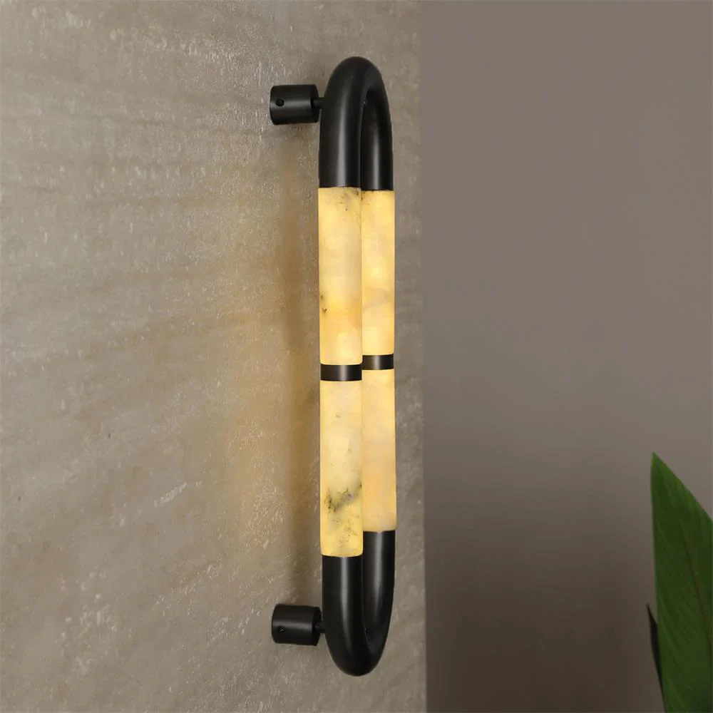 Alabaster Tube Wall Sconce - Image 12