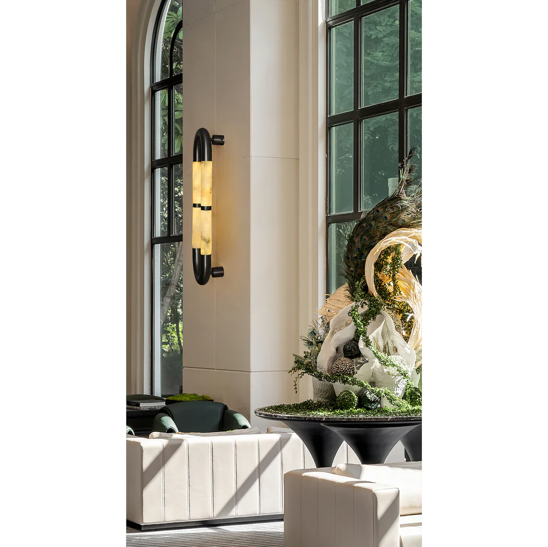 Alabaster Tube Wall Sconce - Image 16