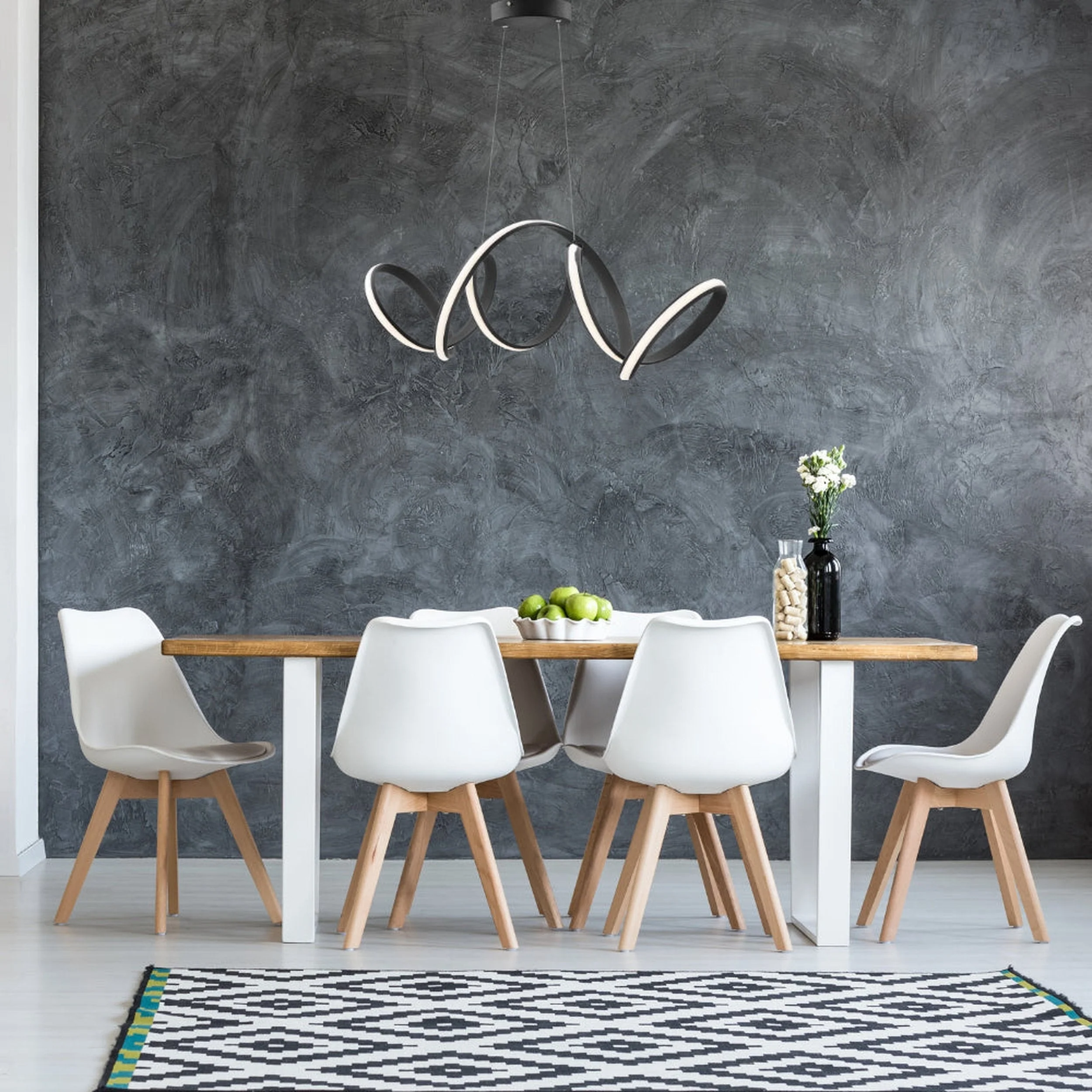 Seville LED Chandelier // Black - Image 4