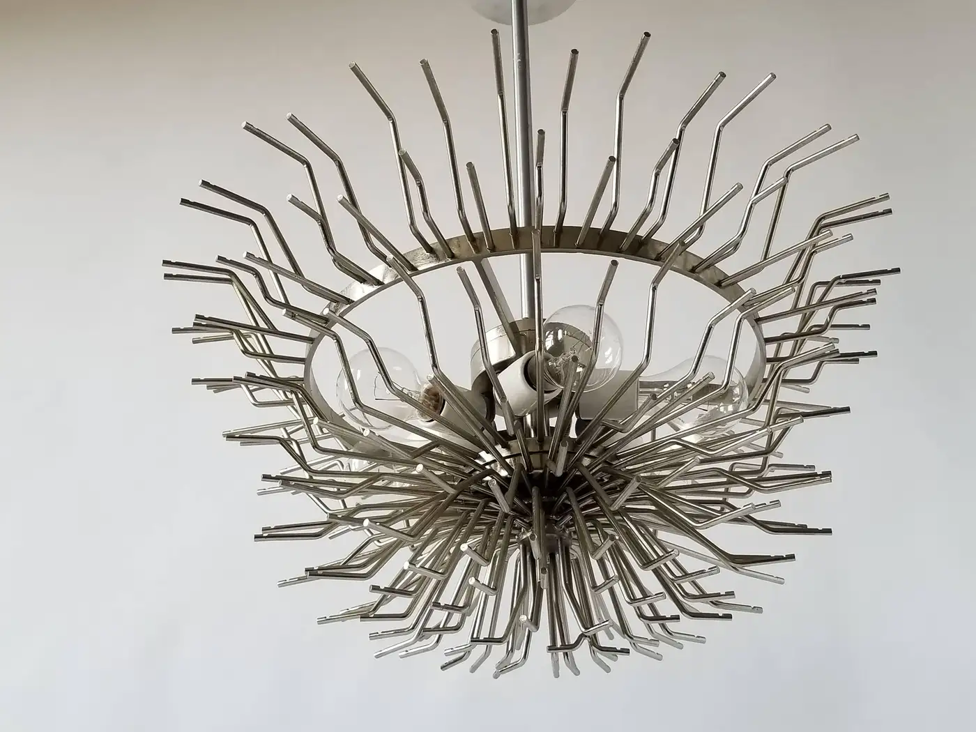 Signed Camer Eight-Tier Glass Prism Chandelier, 1960s, Italia - Image 8