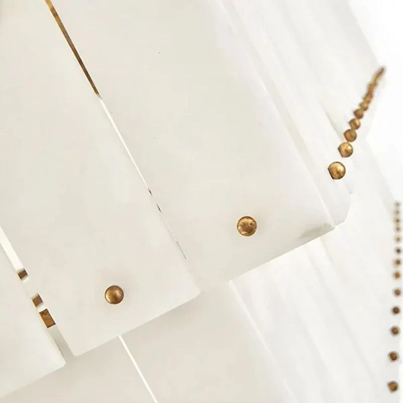 Simona Alabaster Linear 2-Tier Chandelier - Image 5