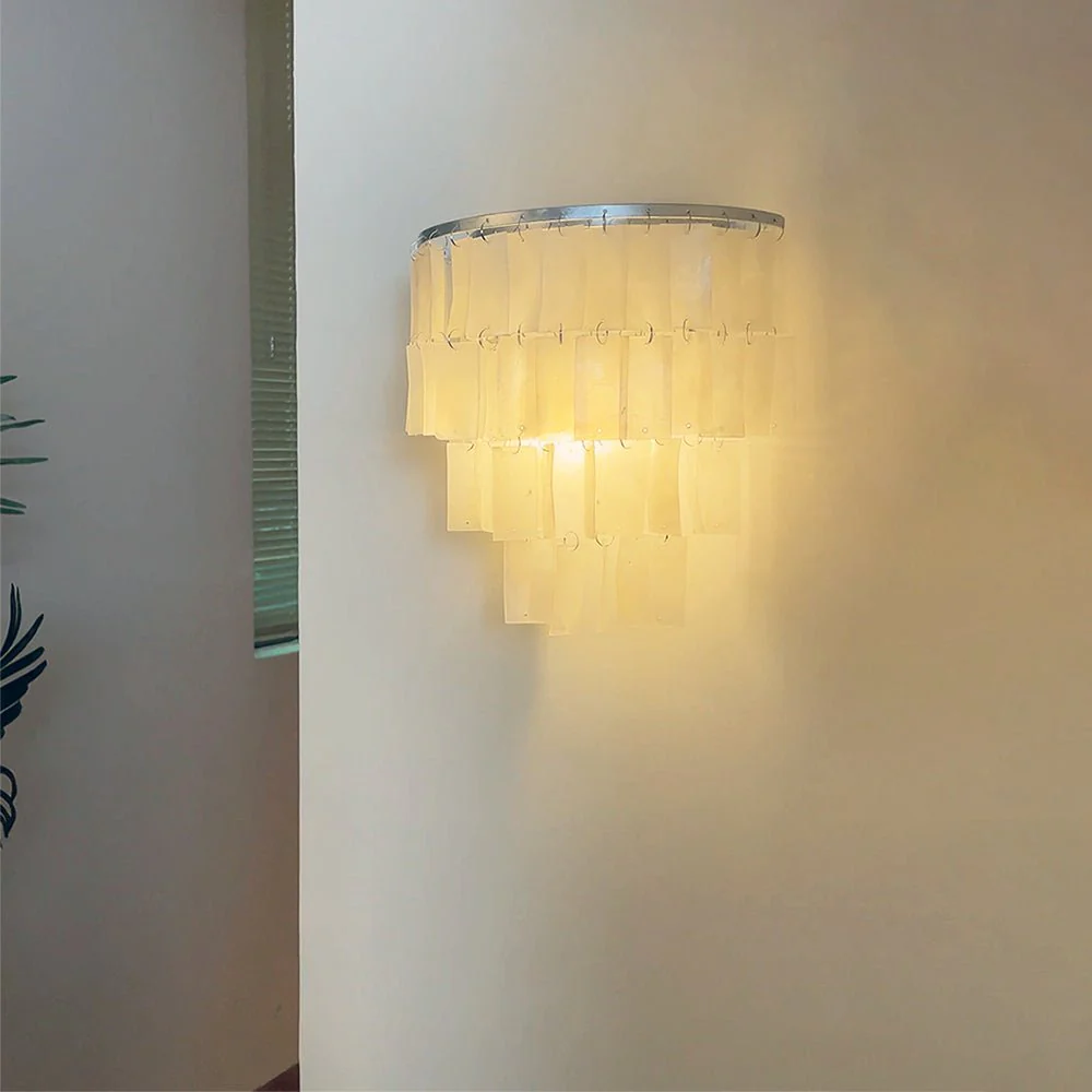 Skye Shell Tiered Wall Lamp - Image 4
