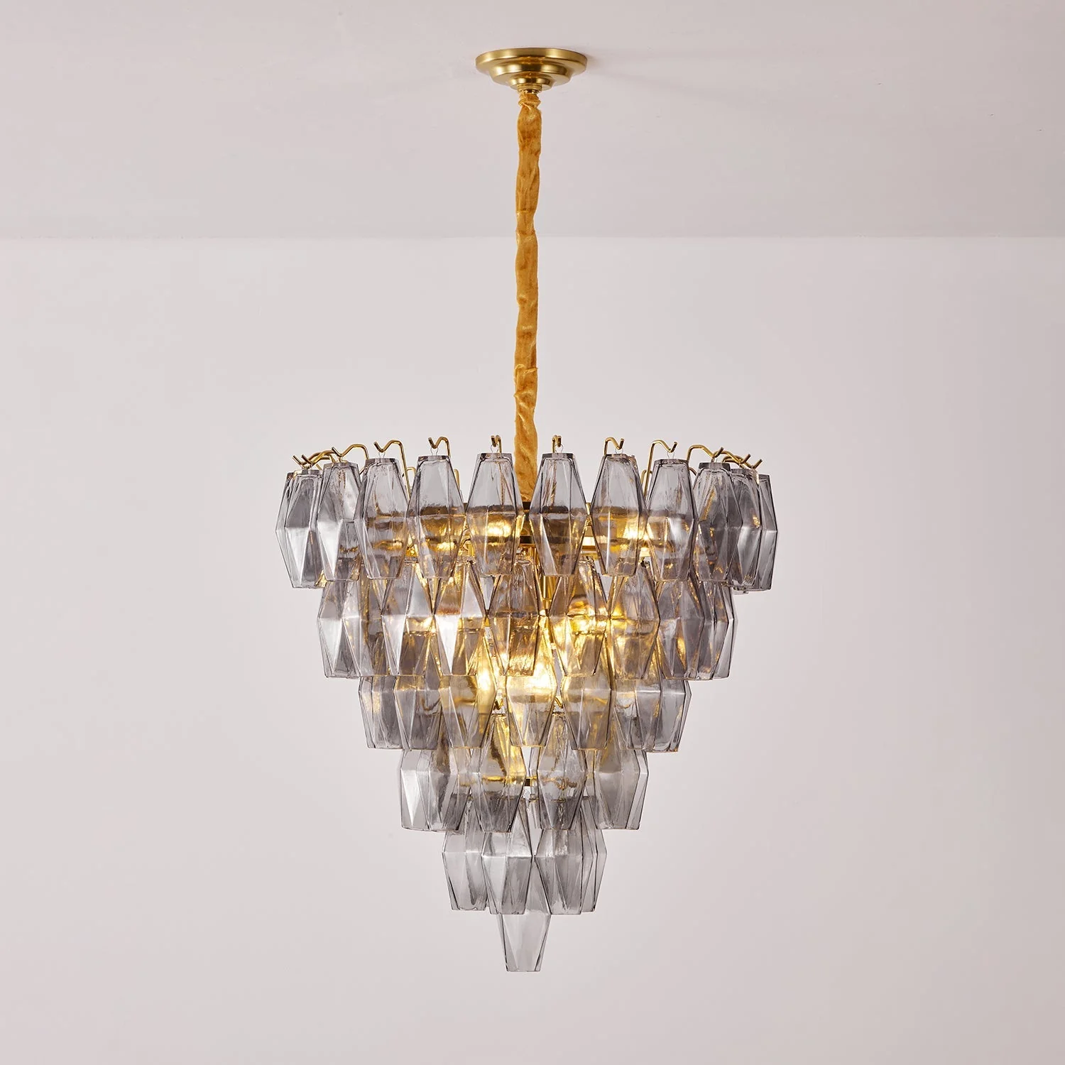 Smoke Gray Empire Chandelier - Image 4