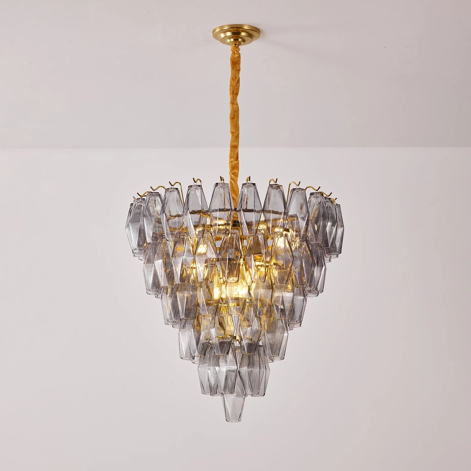 Smoke Gray Empire Chandelier - Image 5
