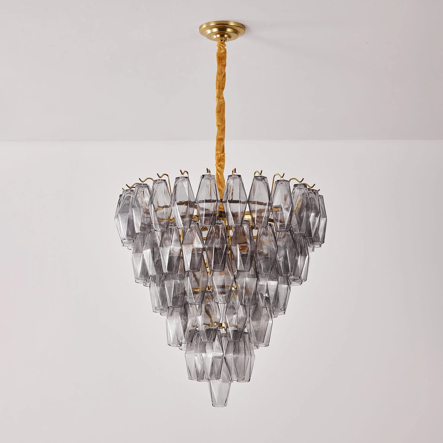 Smoke Gray Empire Chandelier - Image 7