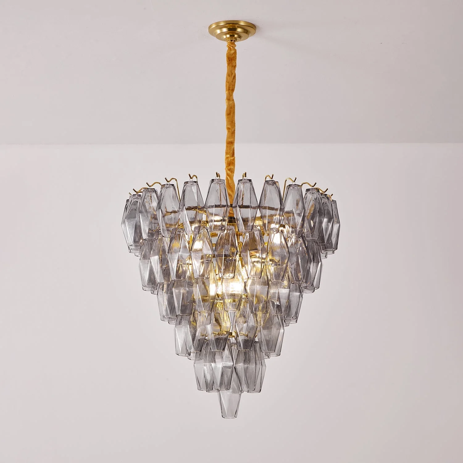 Smoke Gray Empire Chandelier - Image 9