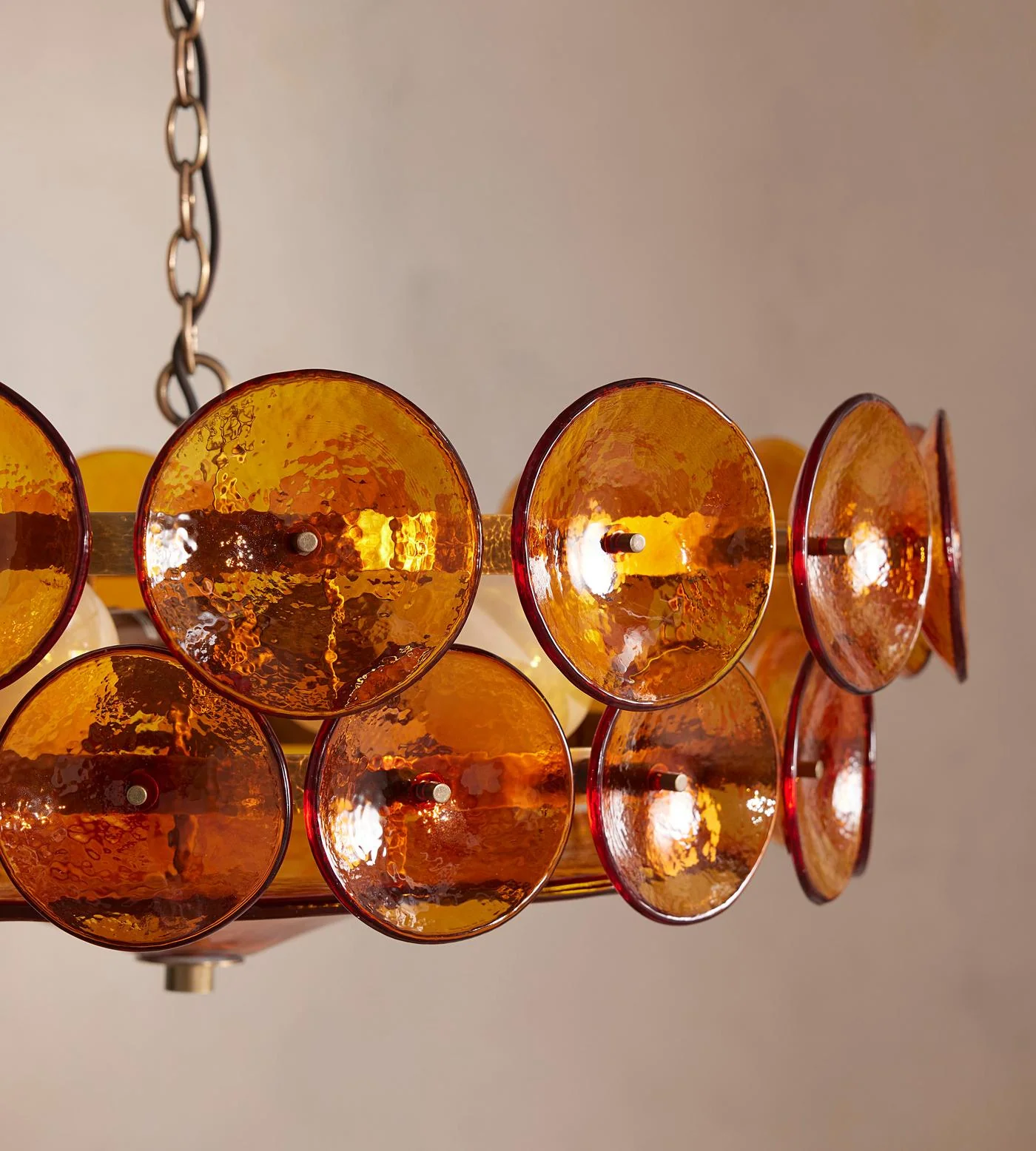 Solaris Disc Murano Chandelier - Image 19