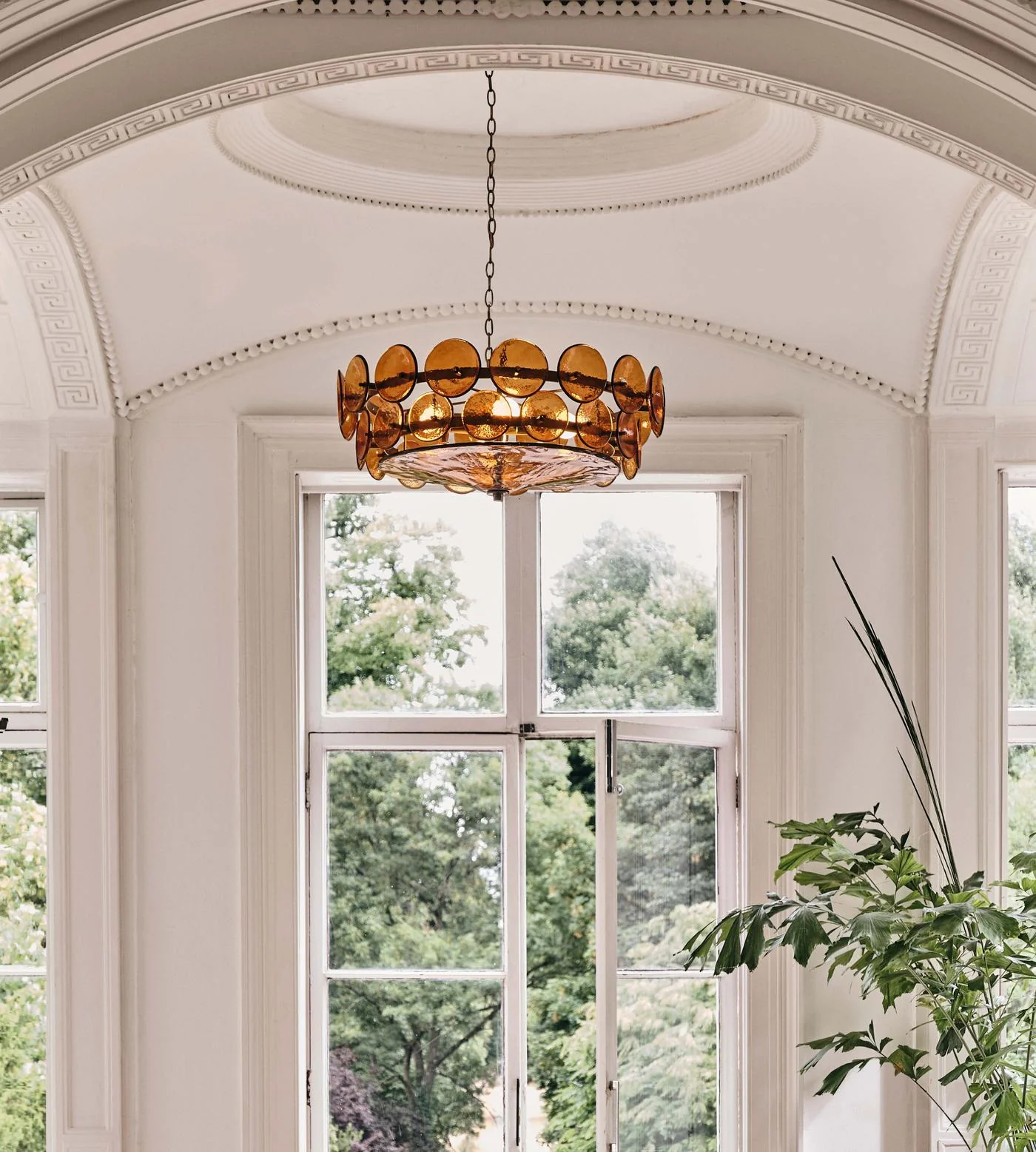 Solaris Disc Murano Chandelier - Image 22