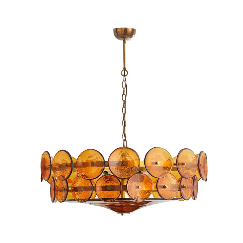 Solaris Disc Murano Chandelier - Image 23