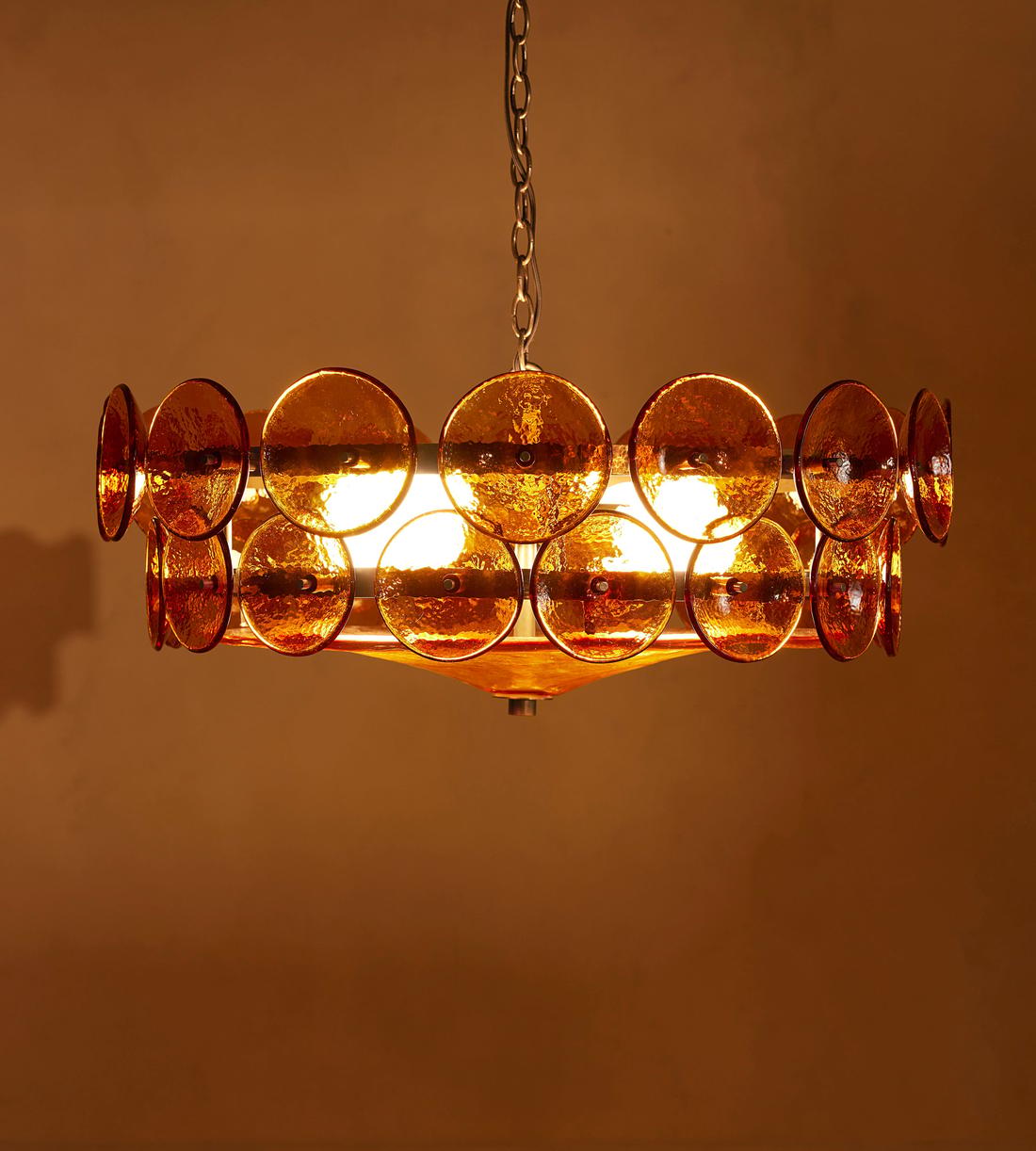 Solaris Disc Murano Chandelier - Image 24