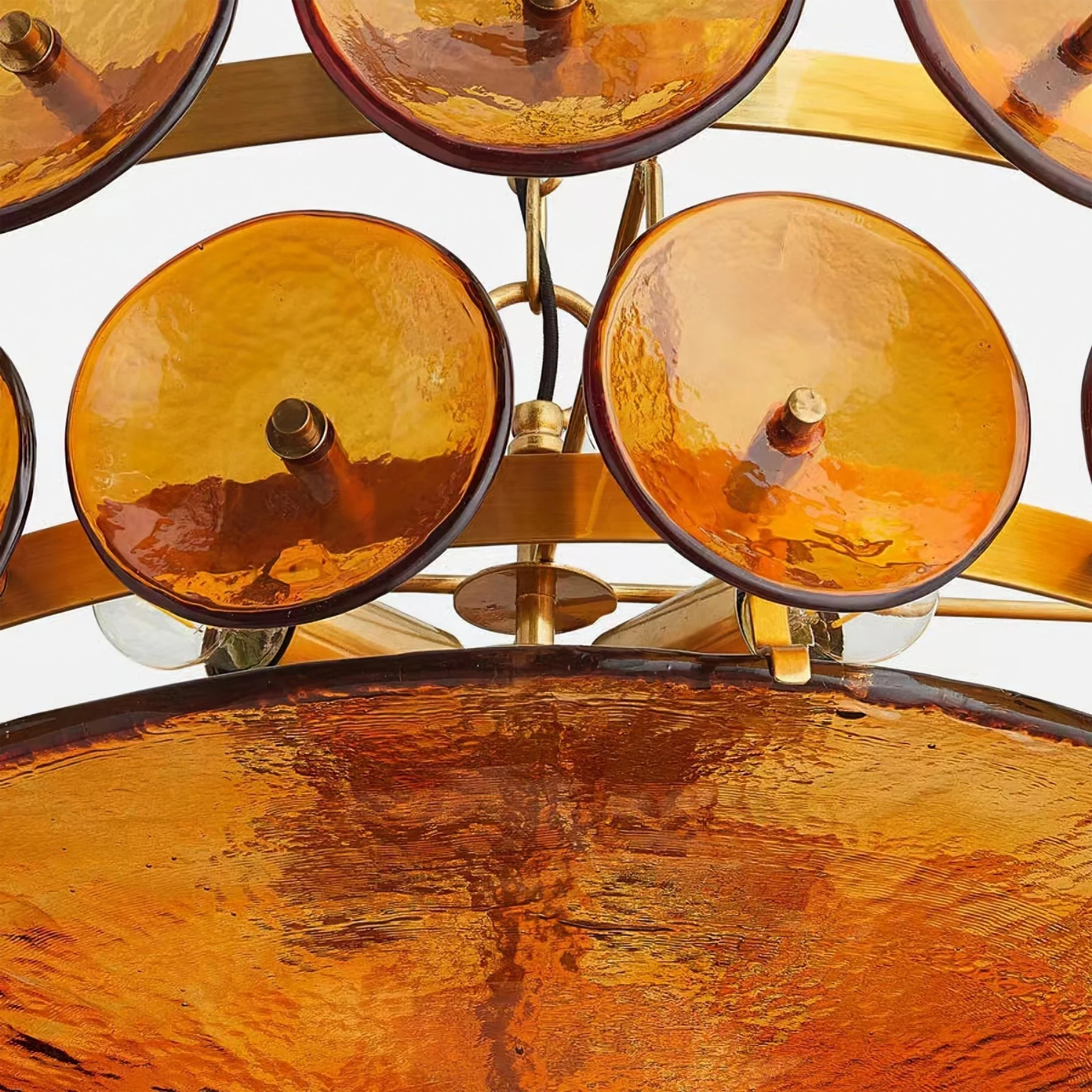 Solaris Disc Murano Chandelier - Image 28