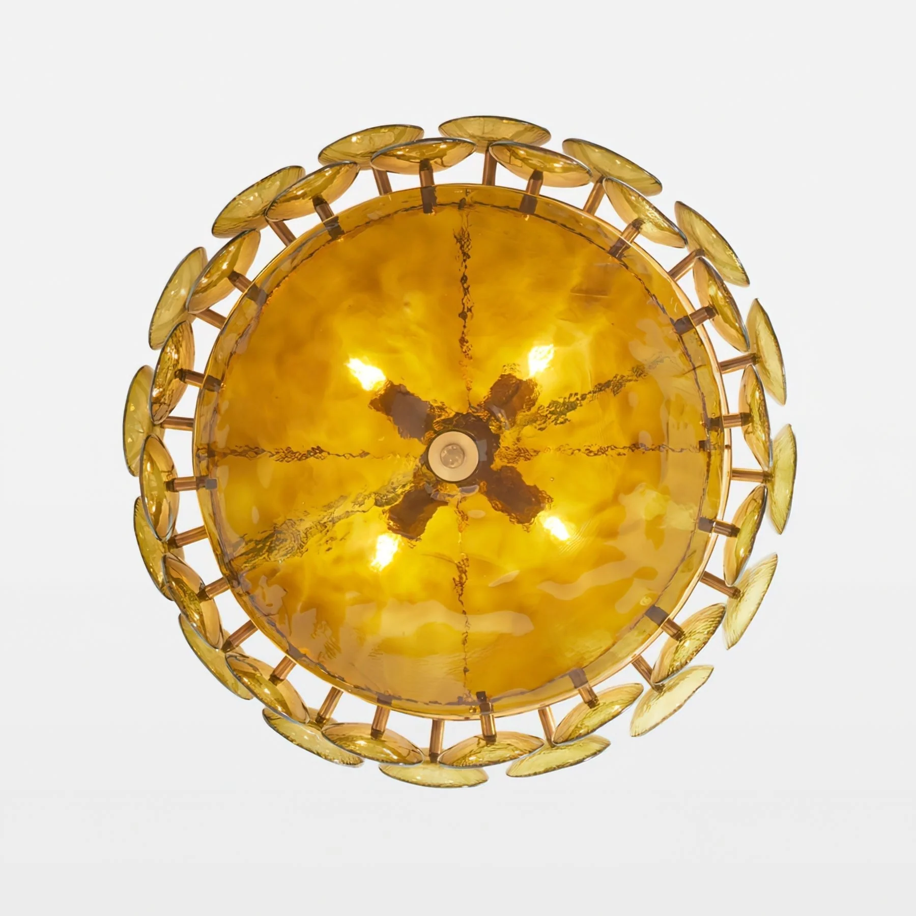 Solaris Disc Murano Chandelier - Image 3
