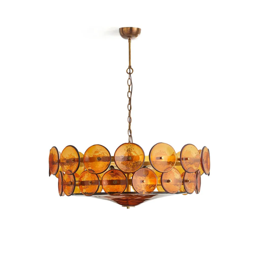 Solaris Disc Murano Chandelier - Image 36