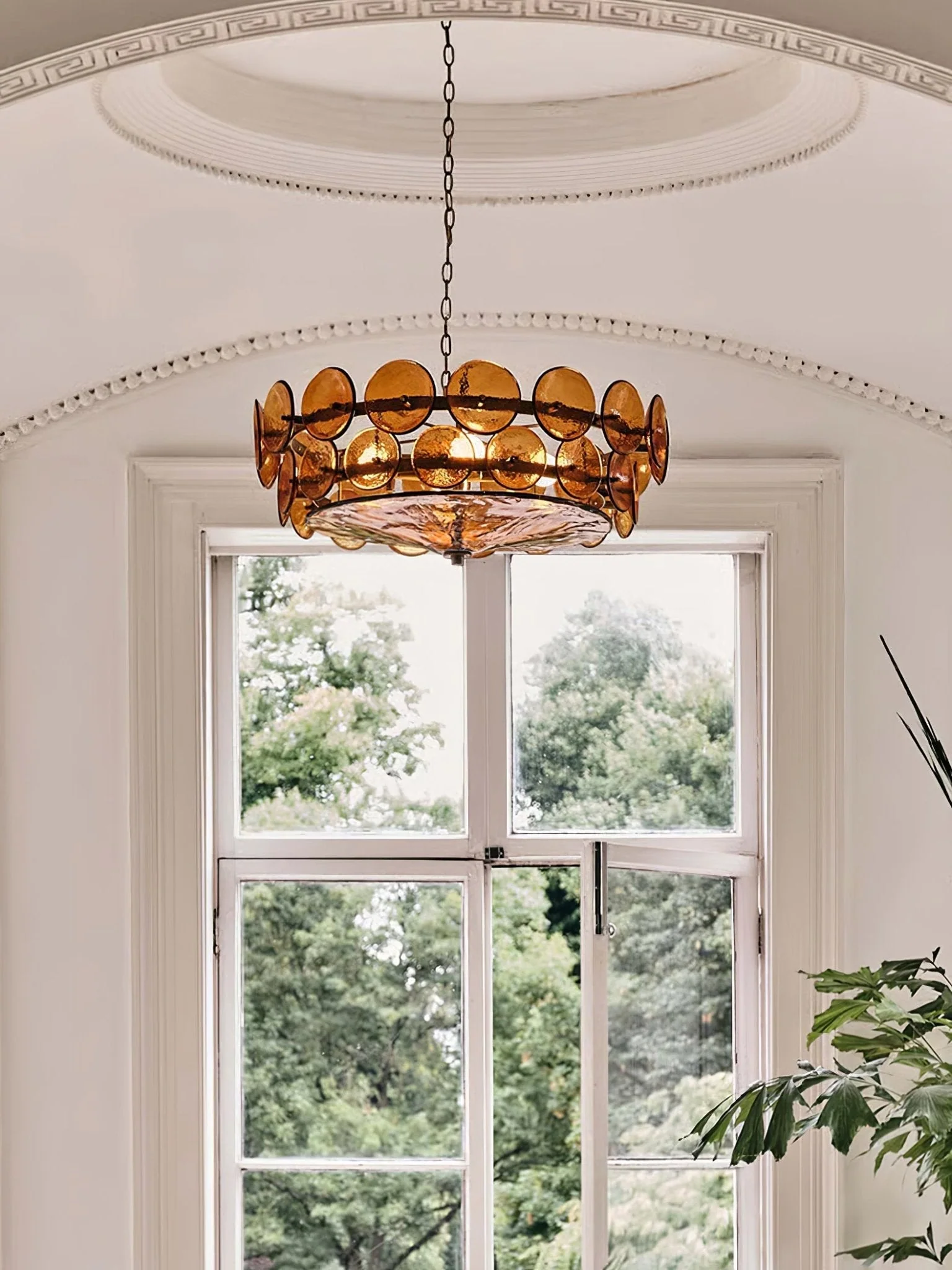 Solaris Disc Murano Chandelier - Image 37