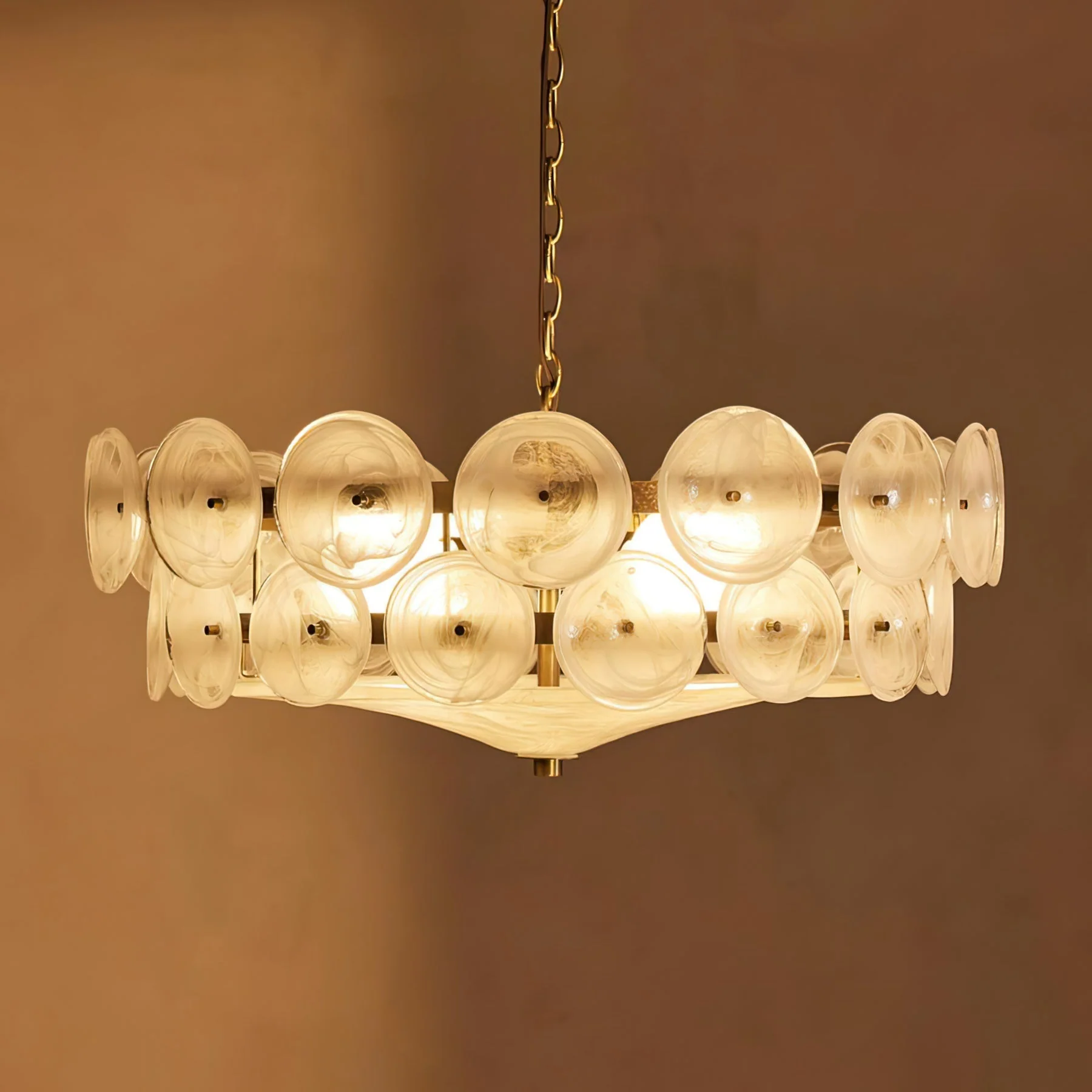 Solaris Disc Murano Chandelier - Image 42