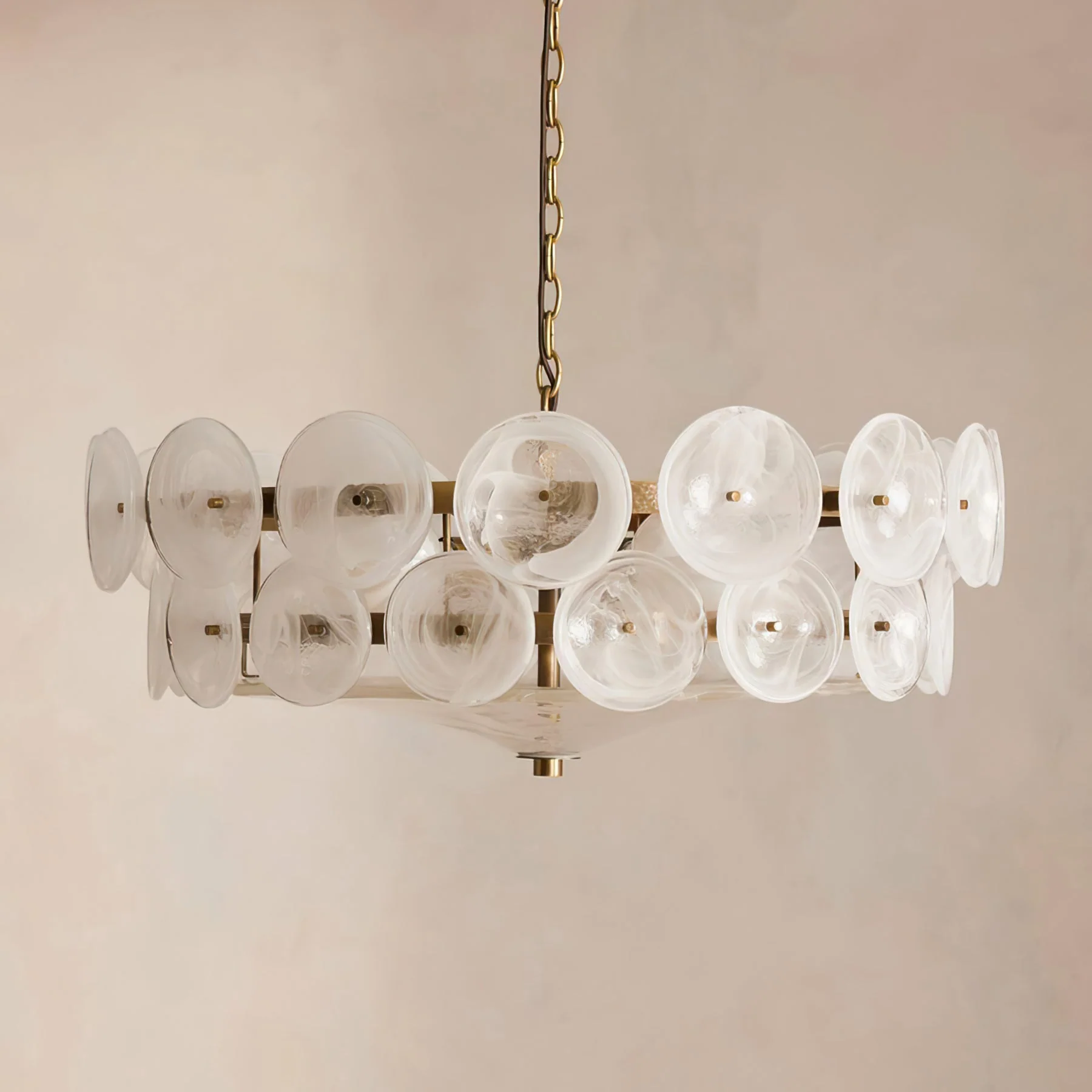 Solaris Disc Murano Chandelier - Image 43