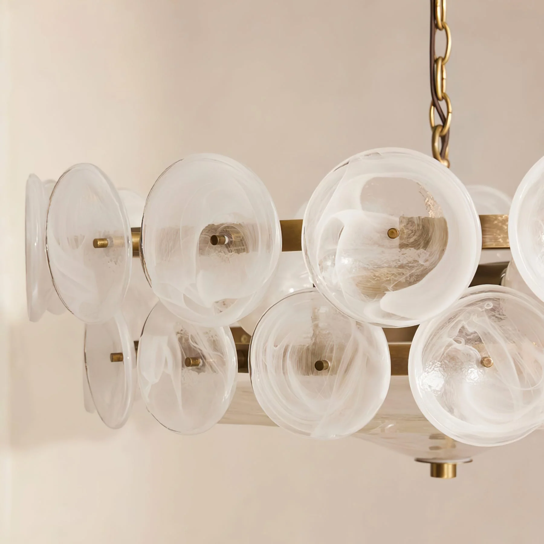 Solaris Disc Murano Chandelier - Image 45