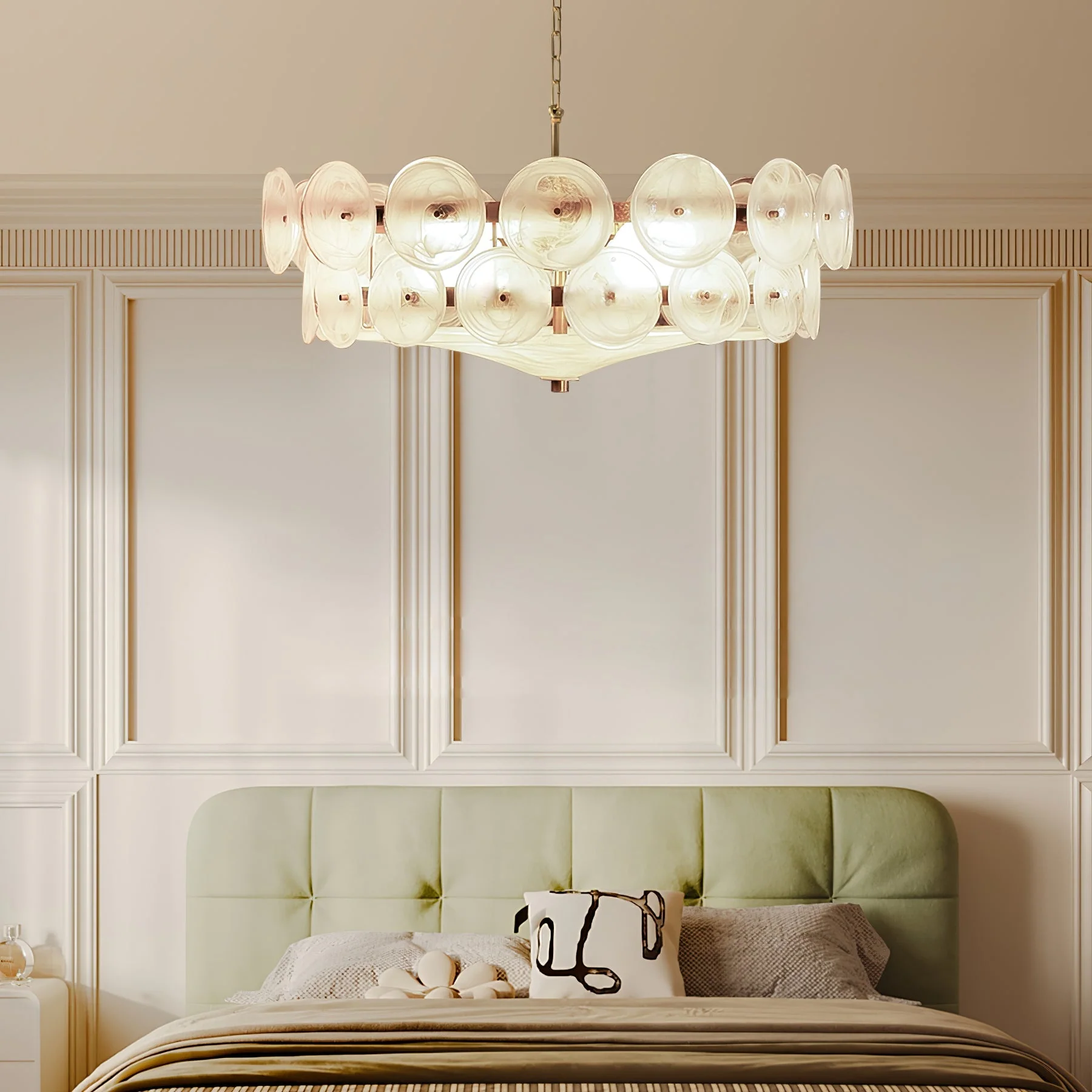 Solaris Disc Murano Chandelier - Image 46
