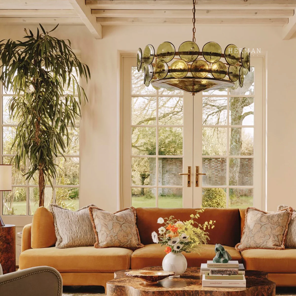 Solaris Disc Murano Chandelier - Image 47