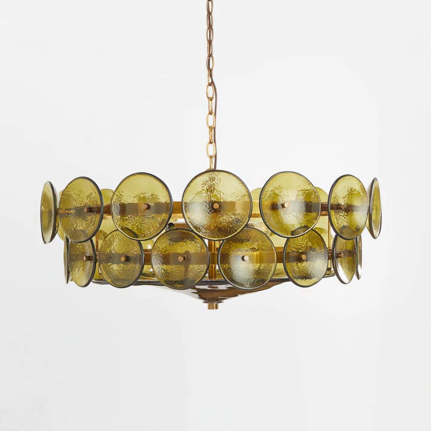 Solaris Disc Murano Chandelier - Image 5