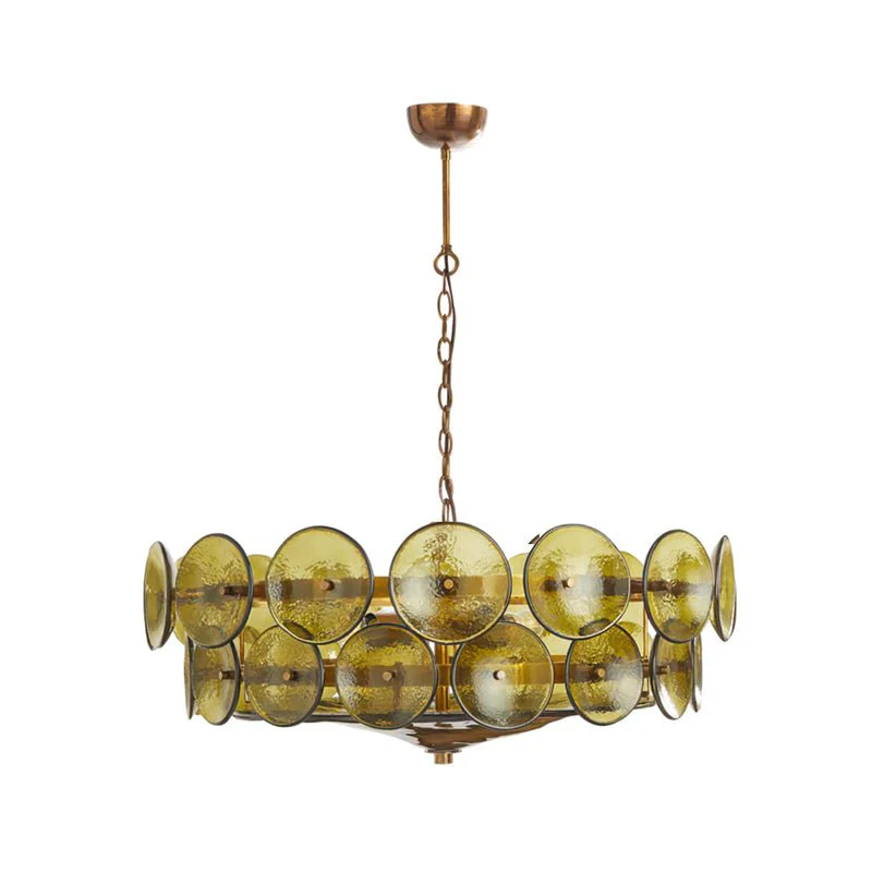 Solaris Disc Murano Chandelier - Image 7