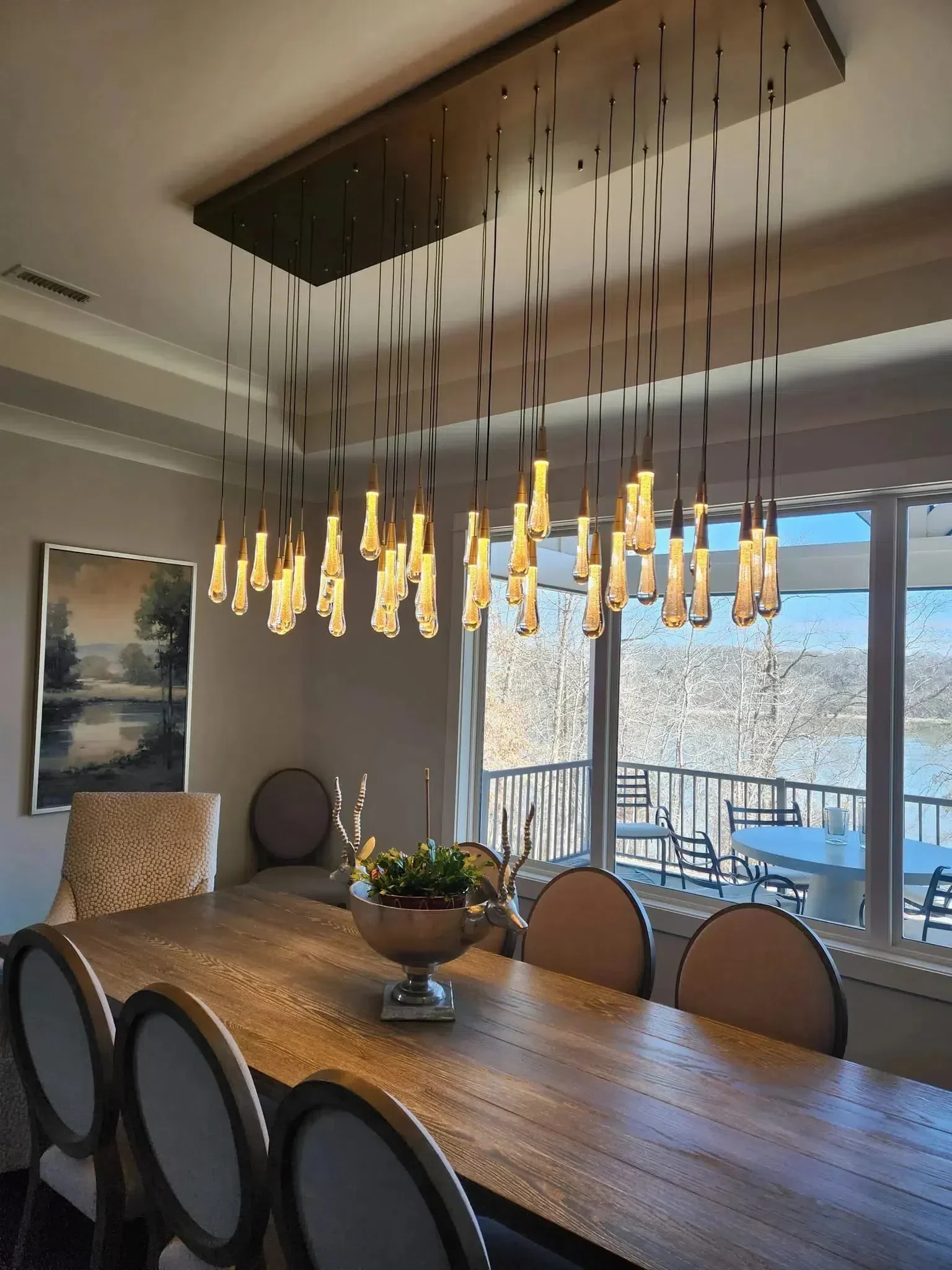 Soltaire Linear Chandelier 37" 50" 60" 70" 87" 120" - Image 37