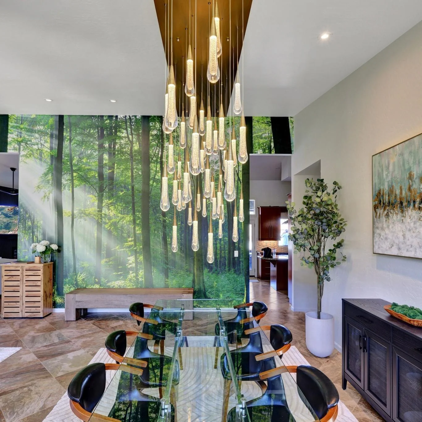 Soltaire Linear Chandelier 37" 50" 60" 70" 87" 120" - Image 38