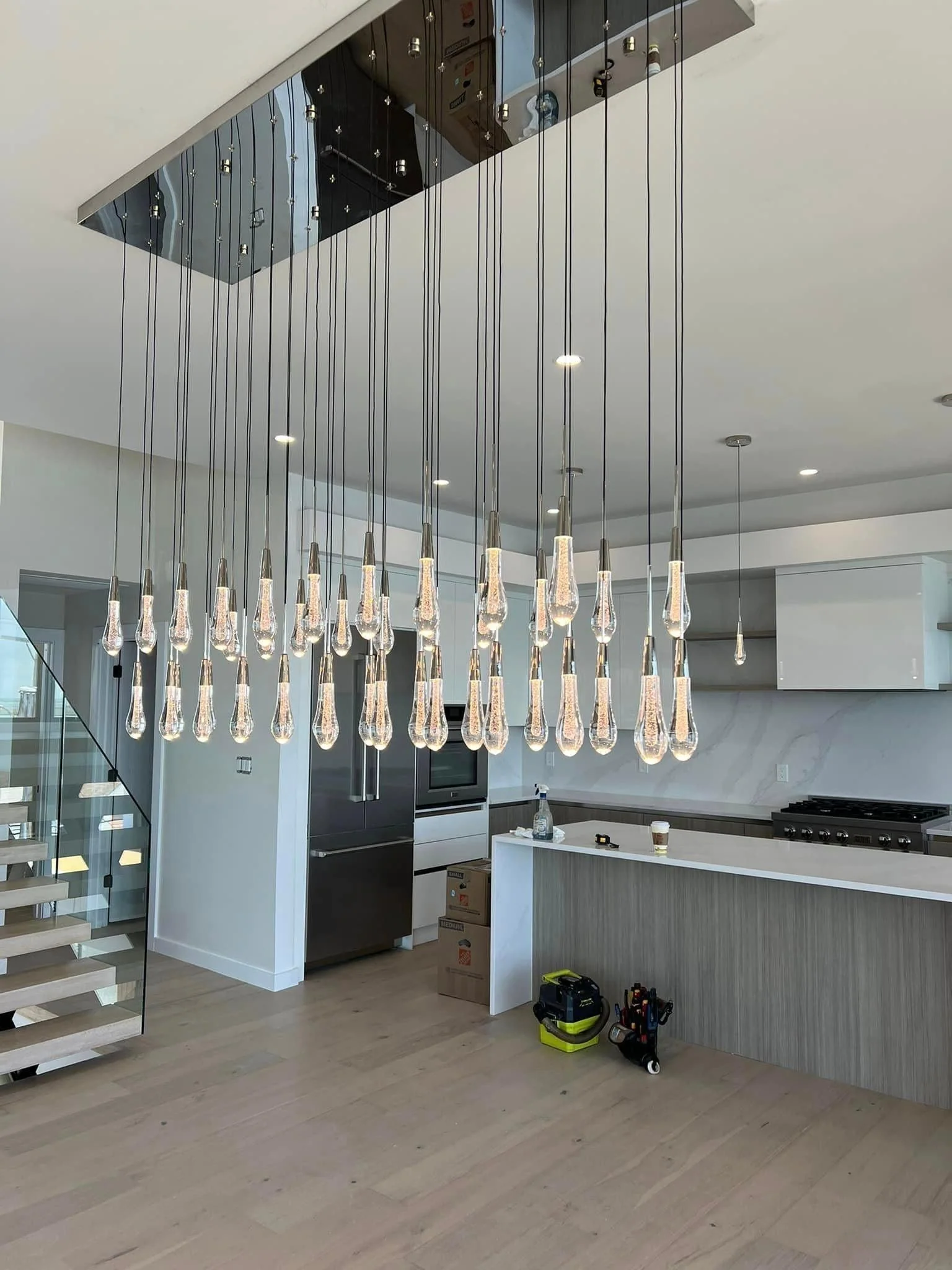 Soltaire Linear Chandelier 37" 50" 60" 70" 87" 120" - Image 39