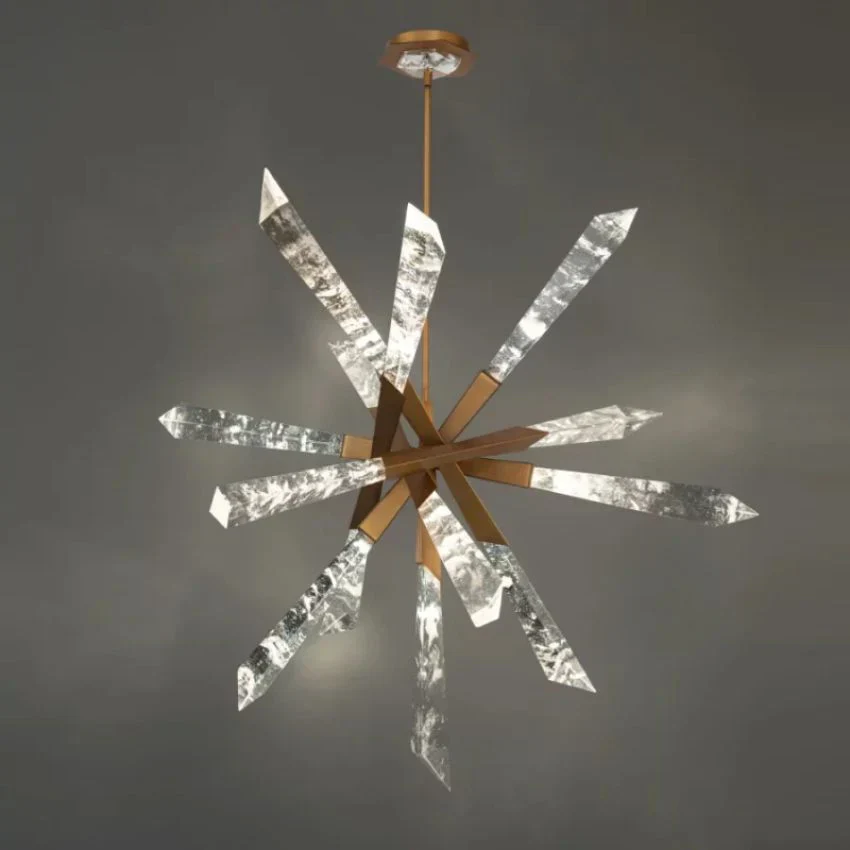 Solitude Quartz Chandelier 36" - Image 2