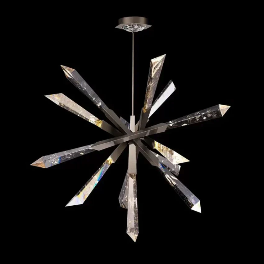 Solitude Quartz Chandelier 48" - Image 4