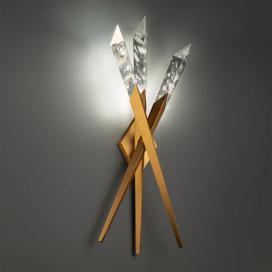 Solitude Quartz Wall Sconce 28.8"H - Image 2