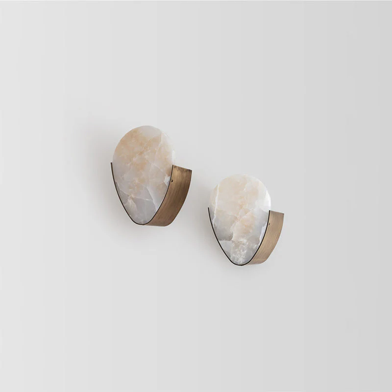 Alabaster Wall Sconce - Image 3