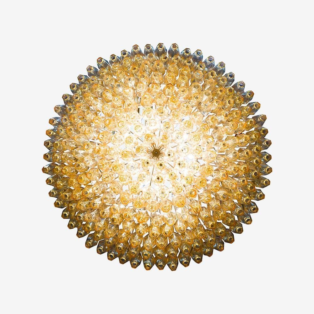 Sorrento Murano Chandelier 35" - Image 5