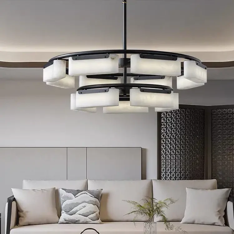 Spain Alabaster Modern Chandelier Lighting Indoor - Image 2