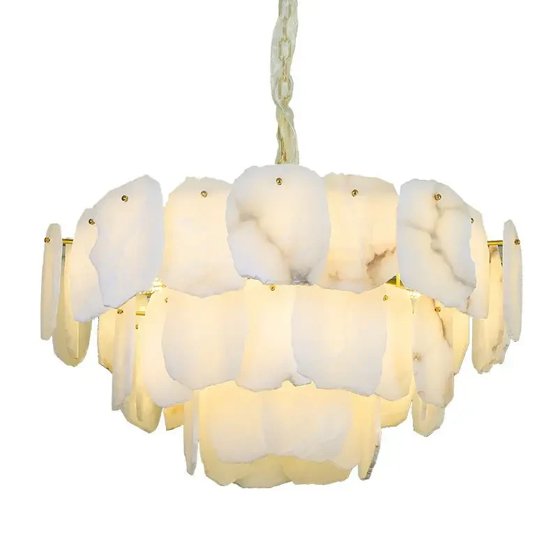 Spain Alabaster Modern Living Room Chandeliers - Image 3