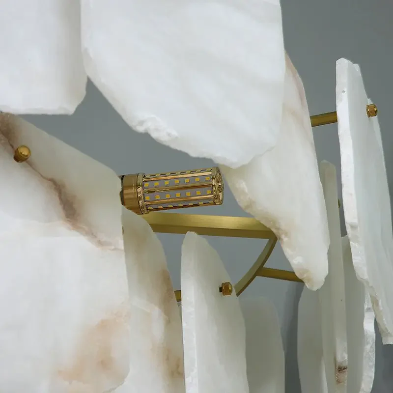 Spain Alabaster Modern Living Room Chandeliers - Image 6