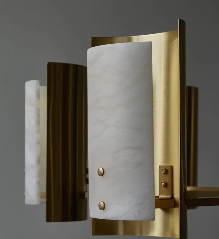 Spanish Alabaster Linear Chandelier - Image 6