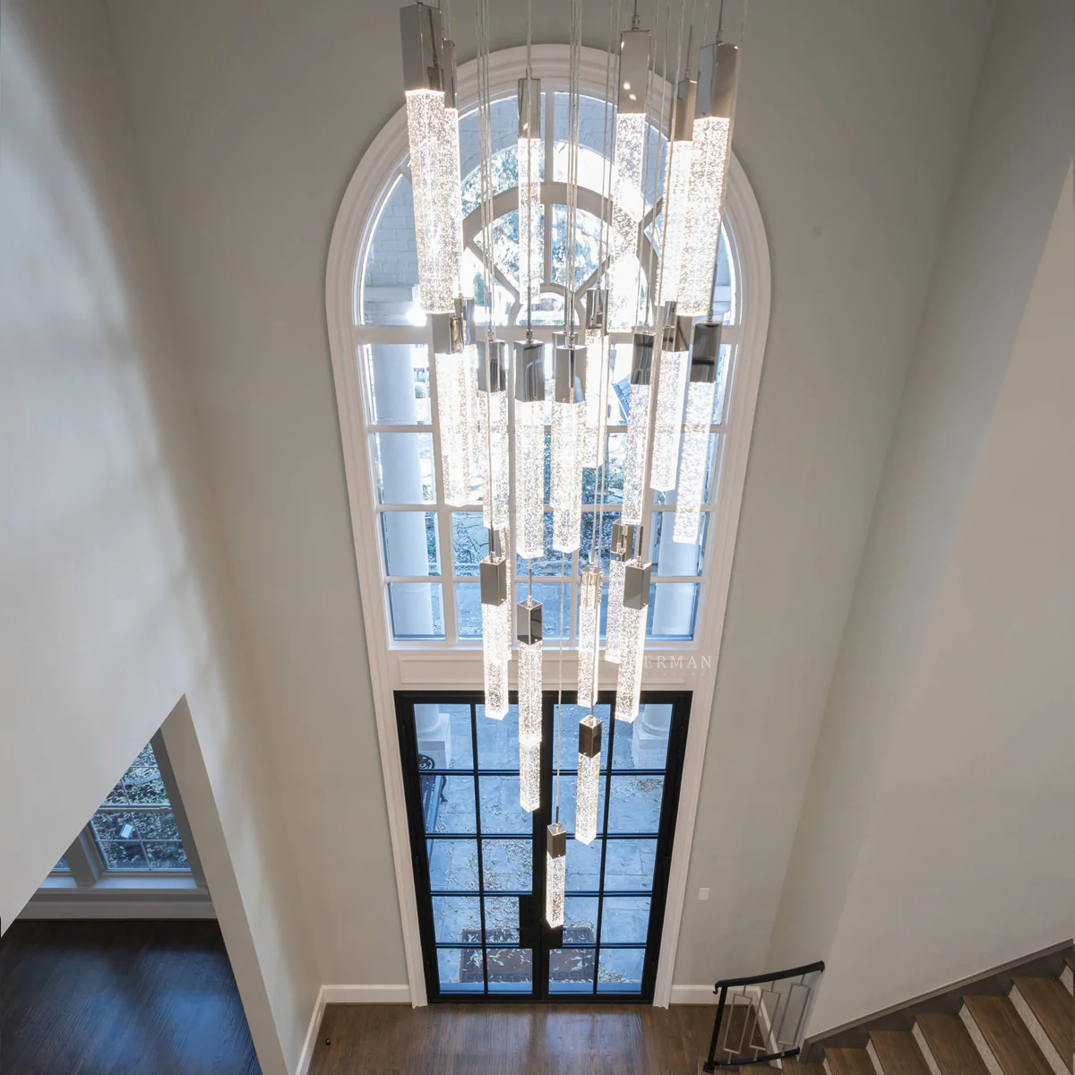 Sparkling Night Cylinder Chandelier// 13 Light - Image 3