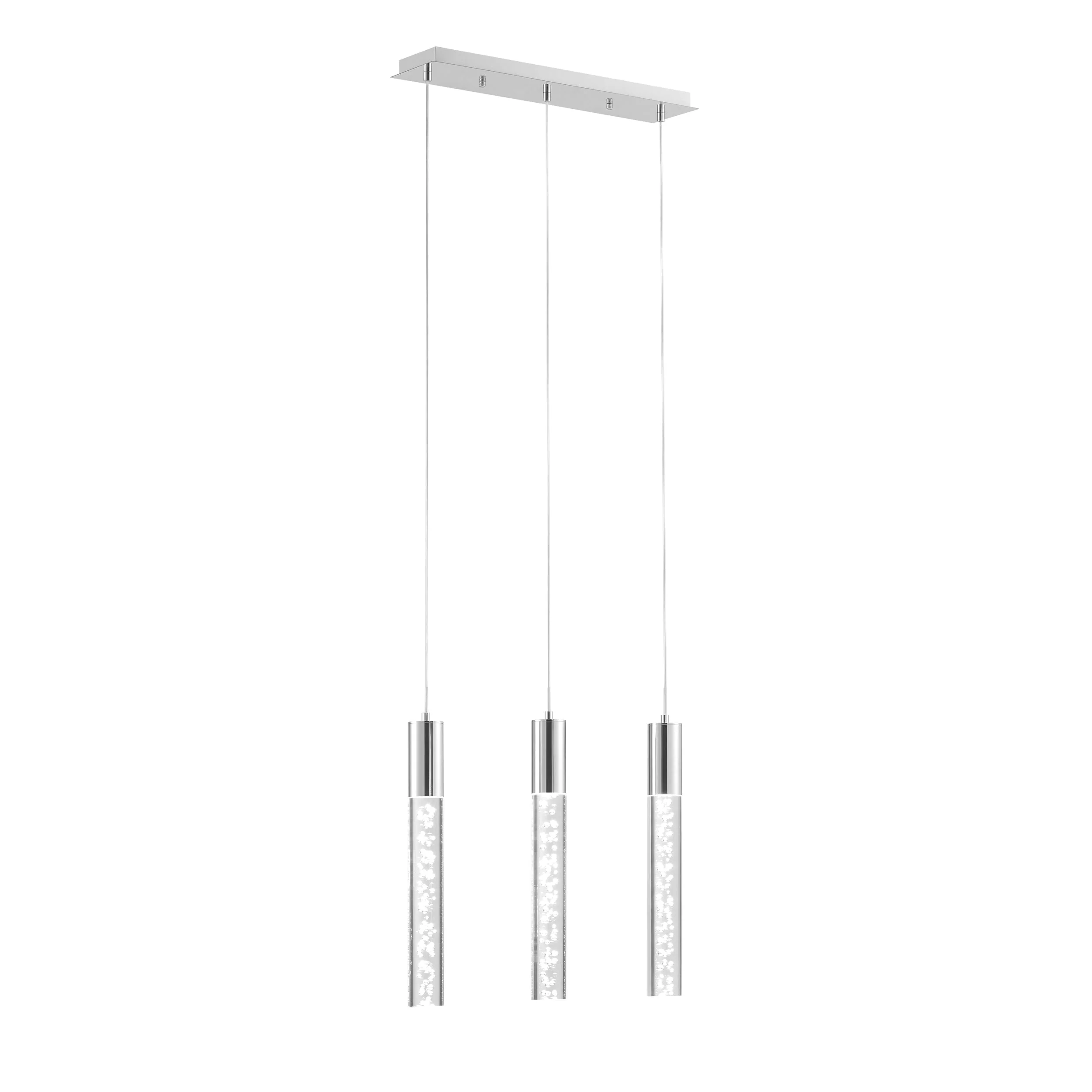 Sparkling Night Cylinder Chandelier // 3 Light - Image 4
