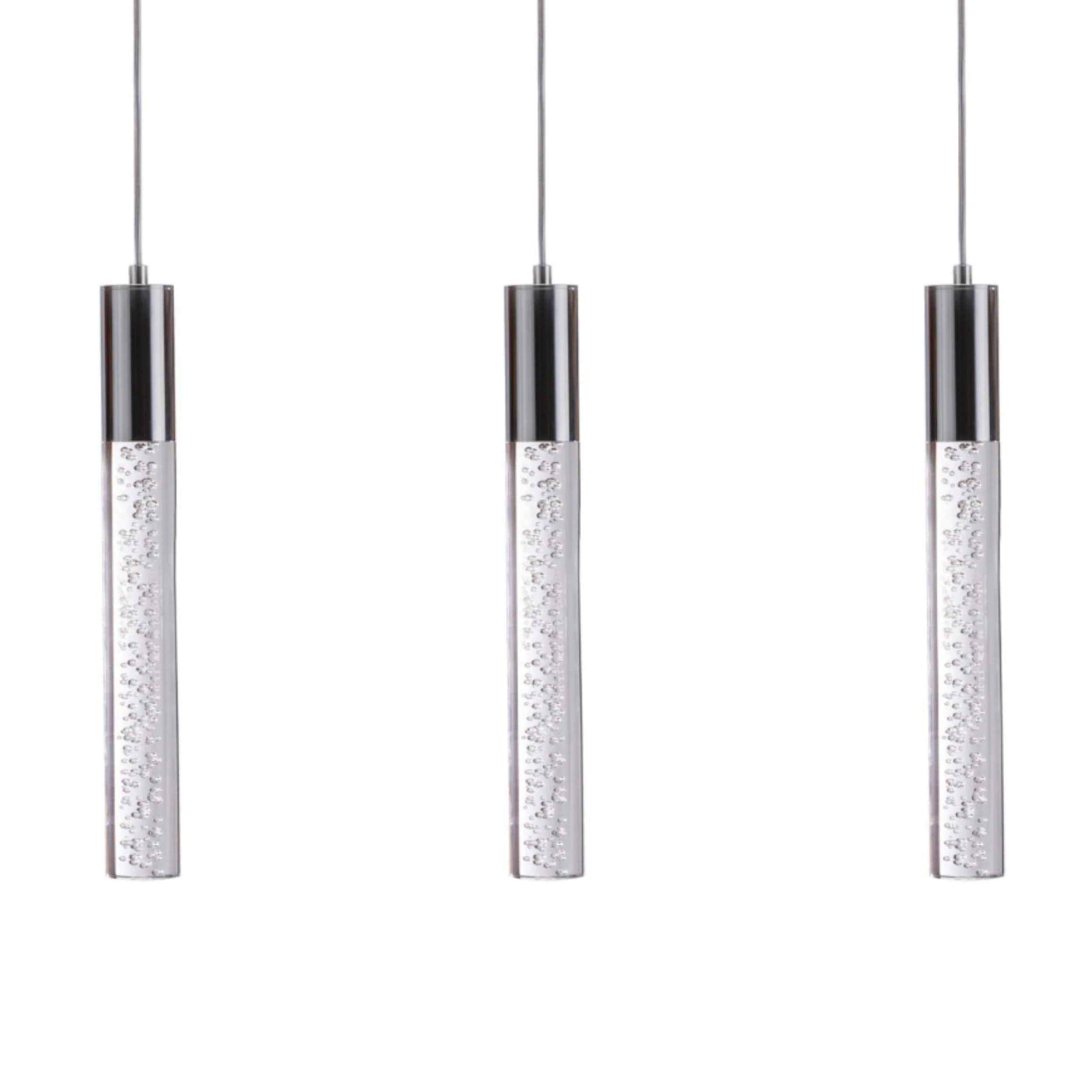 Sparkling Night Cylinder Chandelier // 3 Light - Image 5