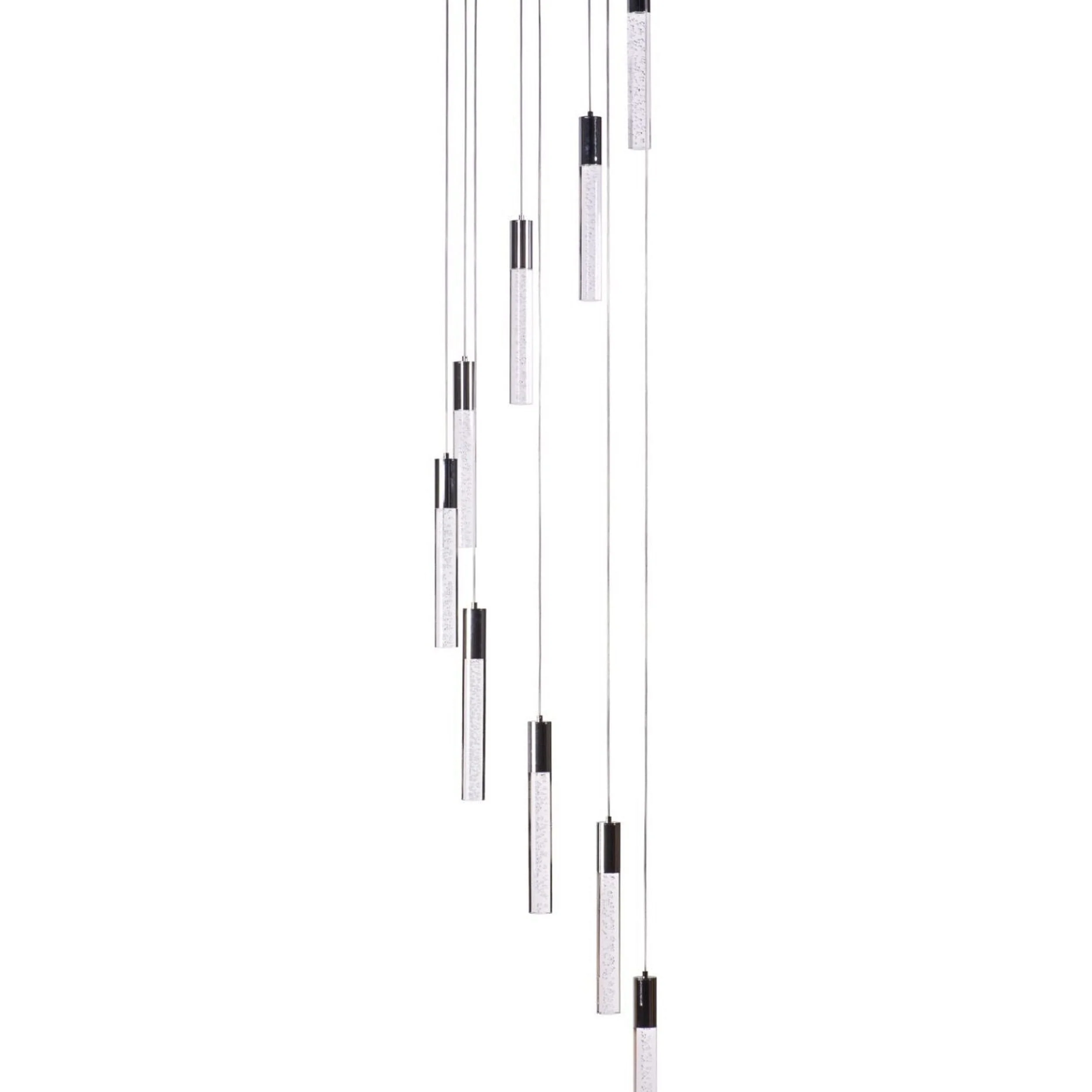 Sparkling Night Cylinder Chandelier // 9 Light - Image 6