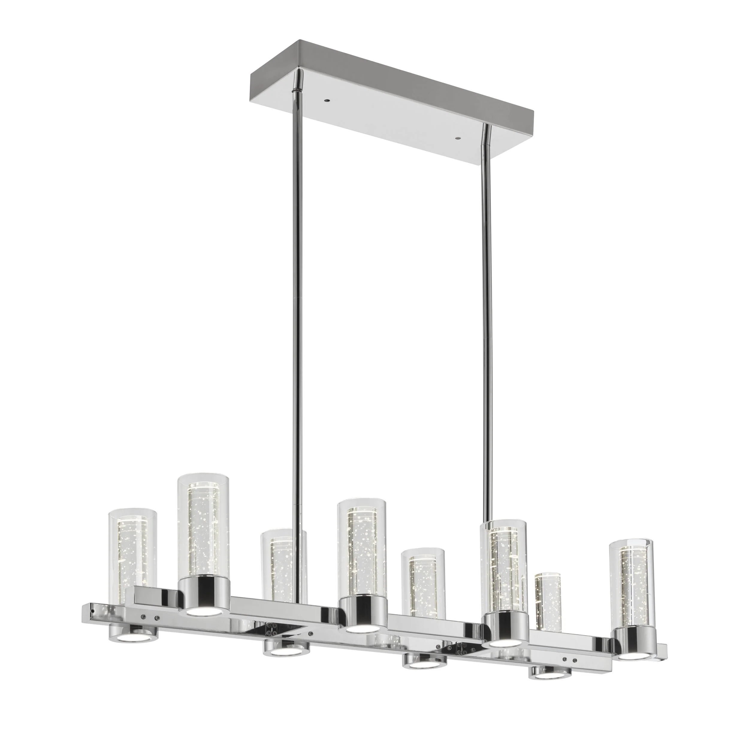 Sparkling Night LED Rectangular Chandelier//  8 Lights - Image 5