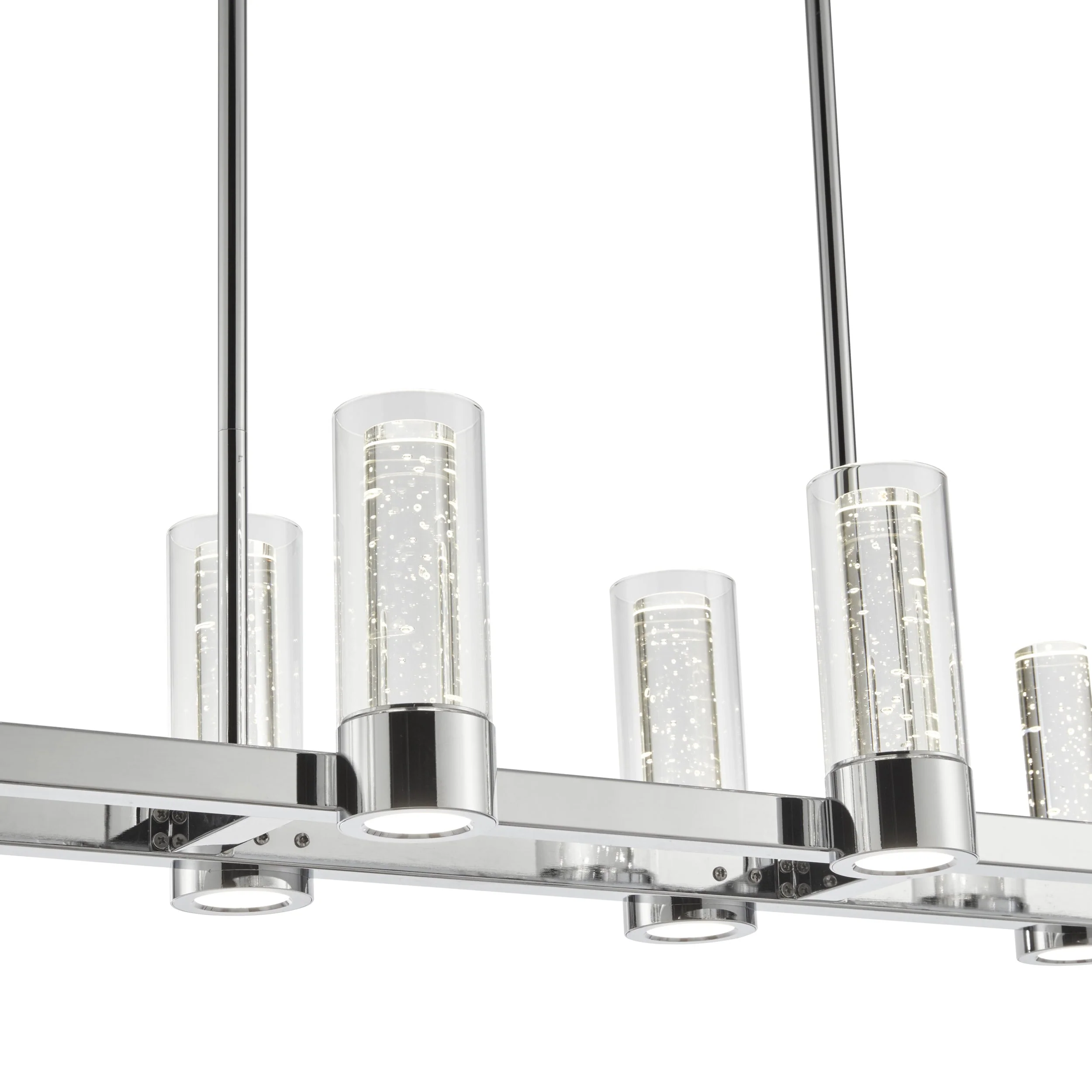 Sparkling Night LED Rectangular Chandelier//  8 Lights - Image 6