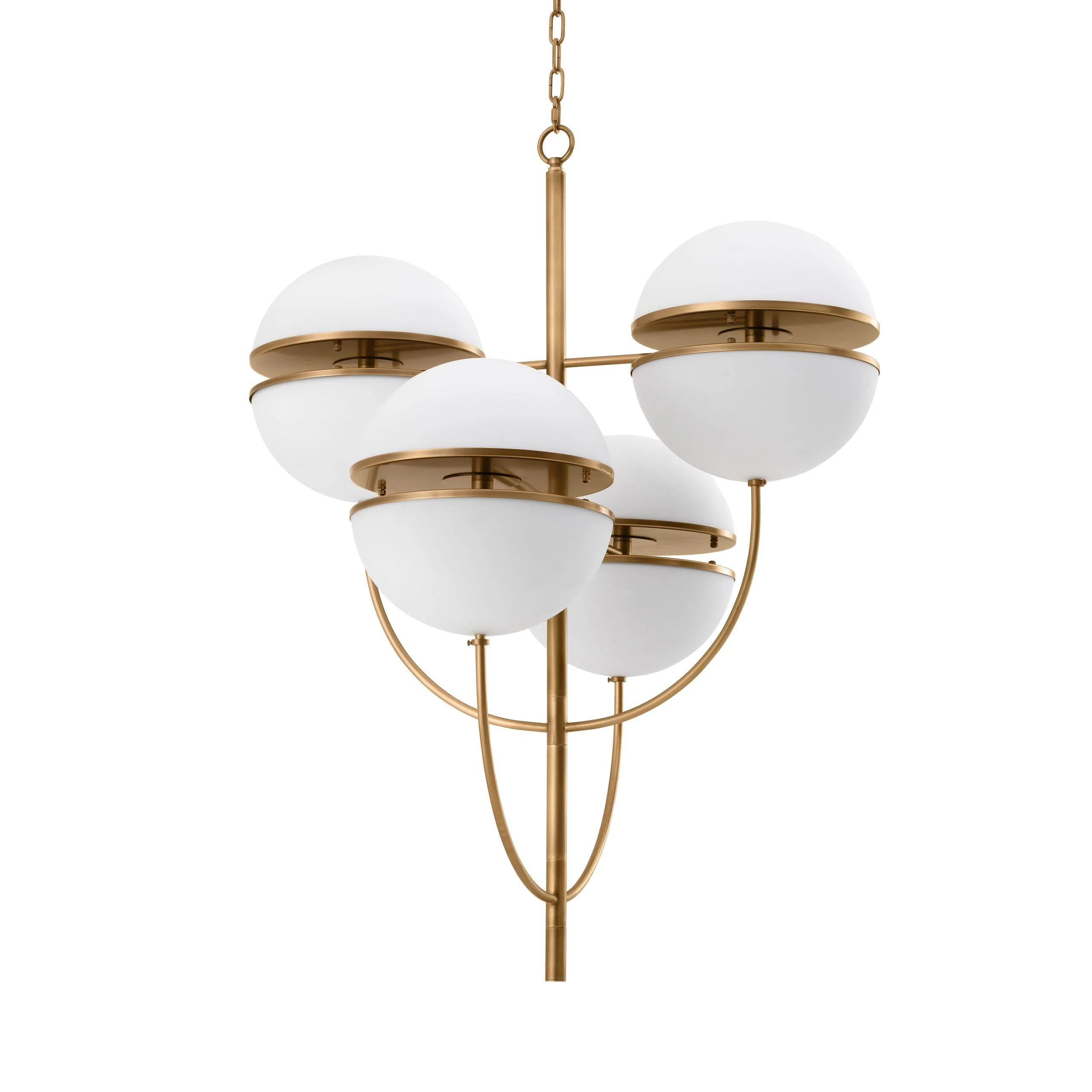Spiridon Modern Brass Chandelier - Image 2