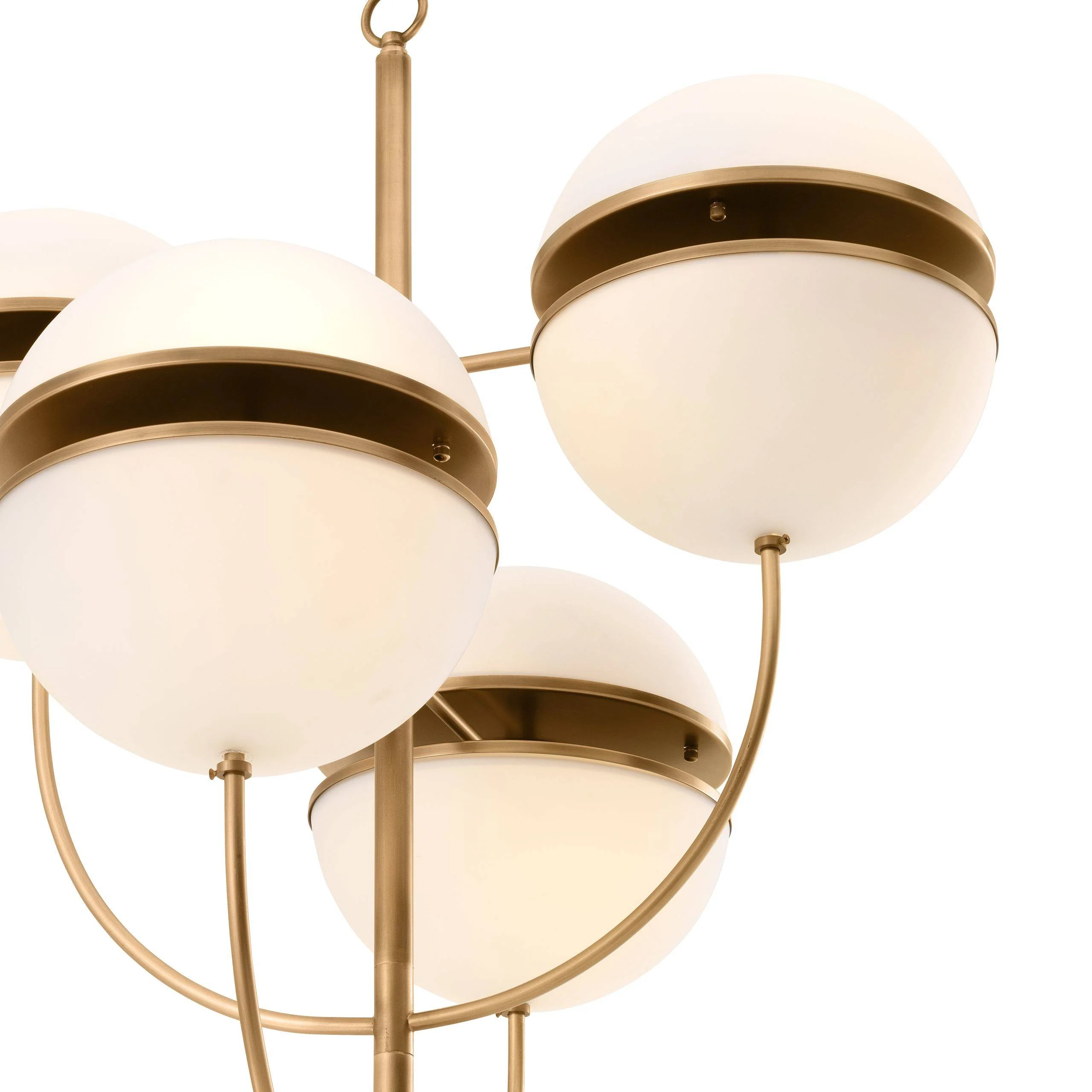 Spiridon Modern Brass Chandelier - Image 3